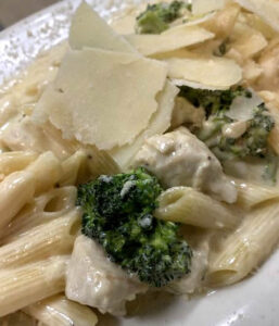 Brocoli Chicken Alfredo